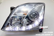 SW-DRL Scheinwerfer Opel Vectra C 02-05 LED Tagfahrlicht chrome