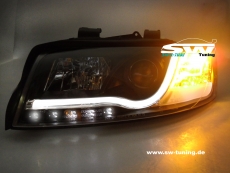 SW-LTube Scheinwerfer Audi A4 B6 8E 01-04 LED Lighttube Standlicht black