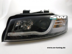 SW-LTube Scheinwerfer Audi A4 B6 8E 01-04 LED Lighttube Standlicht black