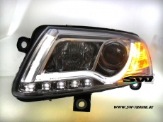 SW-LTube Scheinwerfer Audi A6 4F 04-08 LED Lighttube chrome