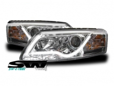 SW-LTube Scheinwerfer Audi A6 4F 04-08 LED Lighttube chrome
