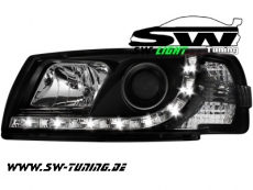 SW-Light headlights VW T4 96-03 LED parking light black long nosw