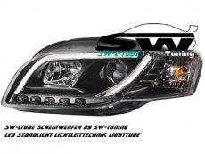 SW-LTube Scheinwerfer Audi A4 B7 04-07 Lighttube Standlicht black
