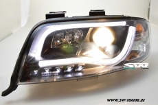SW-LTube Scheinwerfer Audi A6 4B FL 01-04 LED Lighttube black