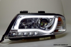 SW-LTube Scheinwerfer Audi A6 4B 97-01 Lighttube chrome