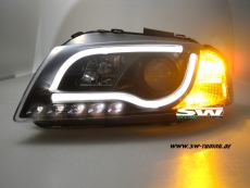 SW-LTube Scheinwerfer Audi A3 8P 03-08 LED Lighttube Standlicht black