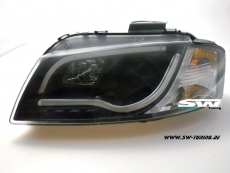 SW-LTube Scheinwerfer Audi A3 8P 03-08 LED Lighttube Standlicht black