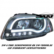 SW-LTube Scheinwerfer Audi A3 8P 03-08 LED Lighttube Standlicht black