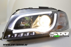 SW-LTube Scheinwerfer Audi A3 8P 03-08 LED Lighttube Standlicht black