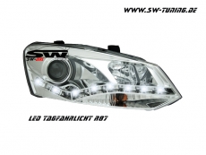 SW-DRL headlights VW Polo 6R 10-14 LED DRL R87 chrome