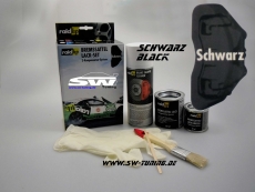 Bremssattel Lack-Set schwarz 6 teilig Raid 600ml (100ml/3,75EUR)