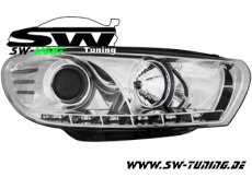 SW-Light headlights VW Scirocco III 08-14 LED positionslight chrome