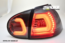 SW-Celis LED Rckleuchten VW Golf 5 03-09 Lightbar smoke
