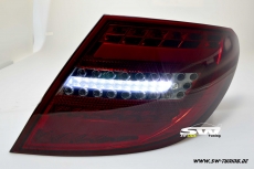 SWCelis LED Rckleuchten fr Mercedes C-Klasse W204 Limo 07-11 red/smoke Lightbar