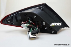 SWCelis LED Rckleuchten fr Mercedes C-Klasse W204 Limo 07-11 red/smoke Lightbar