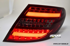 SWCelis LED Rckleuchten fr Mercedes C-Klasse W204 Limo 07-11 red/smoke Lightbar