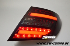 SWCelis LED Rckleuchten fr Mercedes C-Klasse W204 Limo 07-11 red/smoke Lightbar