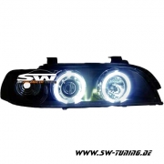 Angel Eye Scheinwerfer 5er BMW E39 95-00 CCFL-Standlichtringe black