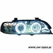 Angel Eye Scheinwerfer 5er BMW E39 95-00 CCFL-Standlichtringe chrome