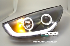SW-LTube Scheinwerfer Hyundai IX35 LM 09-13 Black Lighttube Standlicht