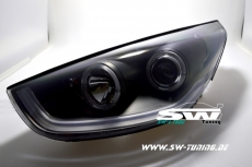 SW-LTube Scheinwerfer Hyundai IX35 LM 09-13 Black Lighttube Standlicht