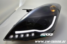 SW-LTube Scheinwerfer Suzuki Swift FZ/NZ 10-16 Black Lighttube Standlicht