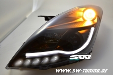 SW-LTube Scheinwerfer Suzuki Swift FZ/NZ 10-16 Black Lighttube Standlicht