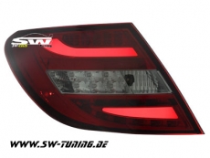 SWCelis LED Rckleuchten fr Mercedes C-Klasse W204 Limousine 07-11 red/smoke