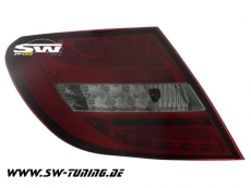 SWCelis LED Rckleuchten fr Mercedes C-Klasse W204 Limousine 07-11 red/smoke