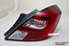 SW-Celis LED Rckleuchten Opel Corsa D 06-14 3Trer Red/chrystal Lightbar