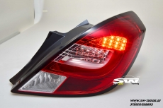 SW-Celis LED Rckleuchten Opel Corsa D 06-14 3Trer Red/chrystal Lightbar