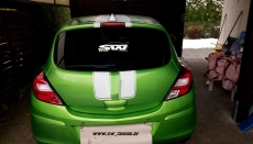 SW-Celis LED Rckleuchten Opel Corsa D 06-14 3Trer Red/chrystal Lightbar