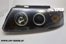 SW-CCFL Angel Eye Scheinwerfer VW Passat 3B 97-00 CCFL-Ringe black