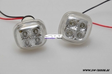 LED Seitenblinker Audi A3 8L 96-00 / A4 B5 95-00 / Fabia I Octavia I 04-08 chrome