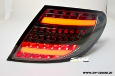 SWCelis LED Rckleuchten fr Mercedes C-Klasse W204 Limousine 07-11 smoke