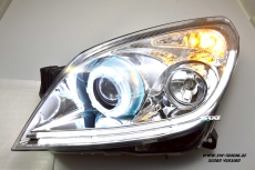 SW Angel Eye Xenon Scheinwerfer Opel Astra H 04-11 LED-SLR chrome