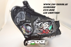 SW Angel Eye Xenon Scheinwerfer Opel Astra H 04-11 LED-SLR chrome