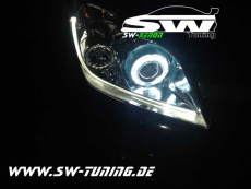 SW Angel Eye Xenon Scheinwerfer Opel Astra H 04-11 LED-SLR chrome