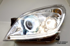 SW Angel Eye Xenon Scheinwerfer Opel Astra H 04-11 LED-SLR chrome