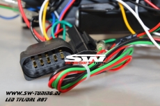 SW-DRLtube Scheinwerfer VW Golf VI 08-12 LED TFL R87 Lighttube black