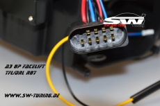 SW-DRLTube headlights Audi A3 8P Facelift 08-12 LED daytime-running-lamp black