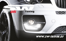 LED Tagfahrlicht fr BMW X6 Typ E71 08-12 chrome