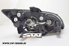 SW-CCFL Angel Eye Scheinwerfer Ford Focus Mk2 04-08 mit CCFL-Ringe LED Leiste black