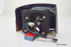 LED Rckleuchten fr Audi A6 4B Avant C5 97-05 red/clear