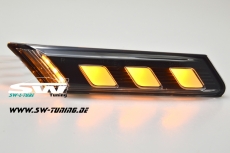 SWLTube LED Seitenblinker fr Porsche 911 997 05-11 Lightbar Black/clear