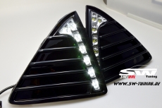 LED Tagfahrlicht Ford Focus Mk3 DYB CB8 11-15 chrome + Blende