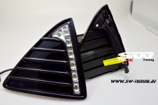 LED Tagfahrlicht Ford Focus Mk3 DYB CB8 11-15 chrome + Blende