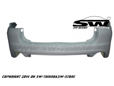 Heckstostange SW-Design fr Porsche Cayenne I 9PA 955 02-06 mit Teilegutachten