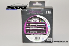 ColorVision Philips H4 12V/60/55W Birne pink/weiss (2stk) +60% mehr Licht