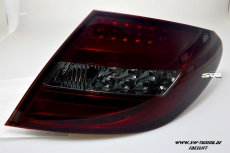 SWCelis LED Rckleuchten fr Mercedes C-Klasse W204 Limo Coupe 11-14 Mopf red/smoke